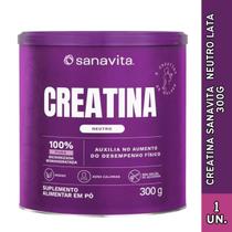 Creatina Sanavita 100% Pura Micronizada Monohidratada 300 g