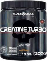 Creatina Suplemento em Pó Turbo 300g Black Skull Caveira Preta