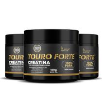 Creatina Touro Forte 3x150 gramas Pura Creatine Powder Food Supplement - Command Force