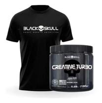 Creatina Turbo 150g Black Skull + Camiseta Dry Fit
