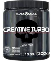 Creatina turbo 300g black skull (com malto)
