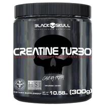 Creatina Turbo 300g Black Skull (Ganho de Força e Massa Muscular)