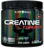 Creatina turbo black skull 150g - sem sabor
