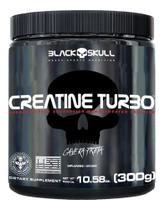 Creatina Turbo Black Skull Caveira Preta Creatine 300g