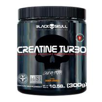 Creatina turbo black skull laranja 300g