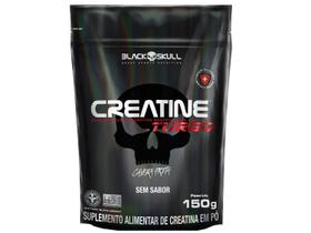 Creatina Turbo Black Skull Stand Up Pouch Sem Sabor 150g