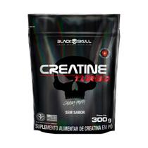 Creatina Turbo Black Skull Stand Up Pouch Sem Sabor 300 G