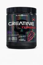 creatina turbo pote 150g sabor uva black skull