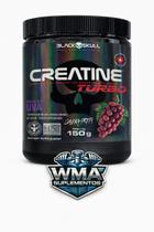 creatina turbo pote 150g sabor uva black skull