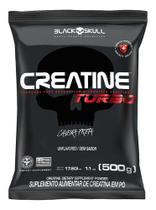 Creatina Turbo Refil - 500g - Black Skull - Caveira Preta