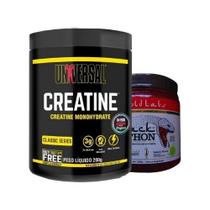 Creatina Universal 200g + Pré Treino Black Python