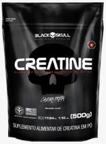 Creatine Caveira Preta Refil (500g) - Sabor: Sem Sabor