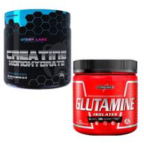 Creatine Monohydrate - Creatina - 300g - Under Labz + Glutamina - Integralmédica