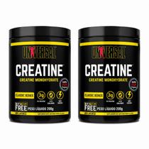 Creatine Monohydrate Universal Nutrition 200g Kit com 2x Creatine Monohydrate Universal Nutrition 200g Kit com 2x