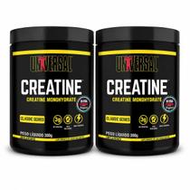 Creatine Monohydrate Universal Nutrition 300g Kit com 2x Creatine Monohydrate Universal Nutrition 300g Kit com 2x
