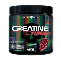 Creatine Turbo 150g Creatina Monohidratada com Maltrodextrina Black Skull