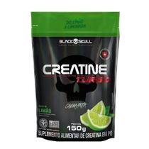 Creatine Turbo - 150g Refil Limão - Black Skull