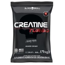 Creatine turbo refil - 1kg - CAVEIRA PRETA