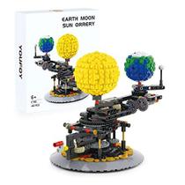 Creative Earth, Moon and Sun Move Building Blocks Model Kit and Gifts for Kids and Adults, Compatível com Lego e Grandes Marcas (461Pieces)