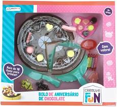 Creative Fun Bolo de Chocolate Crec Crec Brinquedo Didático - Multikids