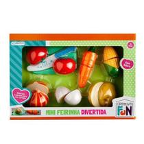 Creative Fun Multikids Mini Feirinha Divertida 6 Legumes Indicado para +3 Anos - BR1108 - Multilaser