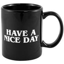 Creative Have A Nice Day Coffee Mug Middle Finger Funny Cup For Coffee Milk Tea Cups Novelty Giftscoffee Mugs Middle Fingercoffee Muga Mug (preto)