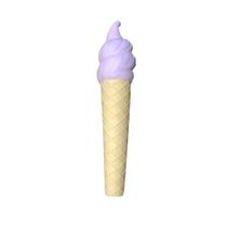 Creative Kawaii Ice Cream Pen Cap Sticky Slow Rising Suporte de lápis Brinquedo macio