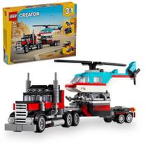 Creator Caminhão Plataforma com Helicóptero - Lego 31146 Creator Caminhão Plataforma com Helicóptero - Lego 31146