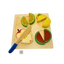 Crec Crec MDF 6 Pecas Toymix Frutas com Faca e tiras autocolantes para Montar e Encaixar Crec Crec MDF 6 Pecas Toymix Frutas com Faca e tiras autocolantes para Montar e Encaixar