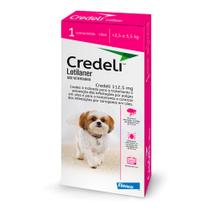 Credeli 112,5mg Antipulgas e Carrapatos para Cães de 2,5 a 5,5kg com 1 Comprimido