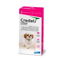 Credeli 112,5mg Antipulgas e Carrapatos Para Cães de 2,5 a 5,5kg Com 3 Comprimidos Credeli 112,5mg Antipulgas e Carrapatos Para Cães de 2,5 a 5,5kg Com 3 Comprimidos
