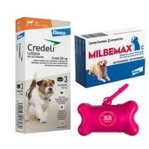 Credeli 225mg 3 Comprimidos + Milbemax 5 a 25kg Com Brinde Credeli 225mg 3 Comprimidos + Milbemax 5 a 25kg Com Brinde