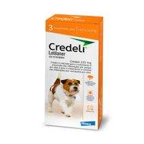 Credeli 225mg Antipulgas e Carrapatos Para Cães de 5,5 a 11kg Com 3 Comprimidos