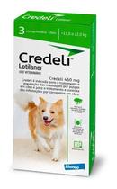 Credeli 450mg para Cães de 11 a 22kg Antipulgas e Carrapatos com 3 comprimidos - Elanco