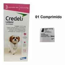 Credeli Antipulgas Carrapatos Cães 2,5 A 5,5 Kg 1 Com Avulso Credeli Antipulgas Carrapatos Cães 2,5 A 5,5 Kg 1 Com Avulso