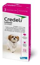 Credeli Antipulgas Carrapatos Cães 2,5 A 5,5kg 3 Comprimidos