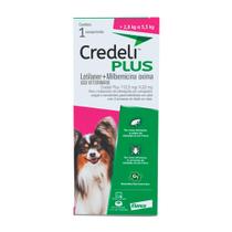 Credeli Plus antiplulgas Cães 2,8kg a 5,5kg 1 comprimido