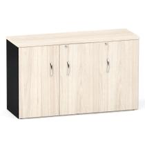 Credenza com 03 Portas P25 Pandin 1,20 M Casablanca e Preto
