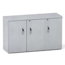 Credenza com 03 Portas P25 Pandin 1,20 M Cinza Cristal