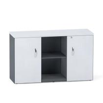 Credenza com Prateleira P25 Pandin 1,20 M Cinza e Grafito