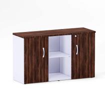 Credenza com Prateleira P25 Pandin 1,20 M Escarlate e Branco