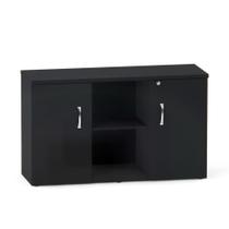 Credenza com Prateleira P25 Pandin 1,20 M Preto Credenza com Prateleira P25 Pandin 1,20 M Preto