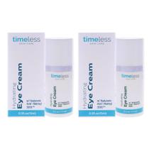 Crema para Ojos Hidratante de Ácido Hialurónico Timeless 15 mL (Paquete de 2)