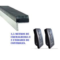 Cremalheira Portão Deslizante 3,5 Metros e 2 TX LIGHT GAREN