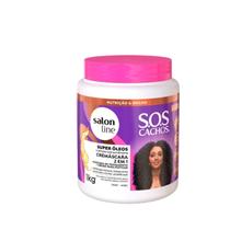 Cremáscara 2 em 1 Salon Line SOS Cachos Super Óleos 1kg