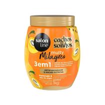 Creme 3 em 1 Salon Line Cachos Dos Sonhos Multy Milagres Maracujá 1kg Creme 3 em 1 Salon Line Cachos Dos Sonhos Multy Milagres Maracujá 1kg