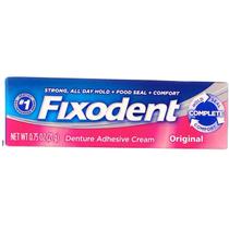 Creme adesivo para próteses dentárias Fixodent Original 22 mL (pacote com 8)