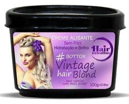 Creme Alisante Bottox Vintage Hair Blond 100g - Hair Extrattus