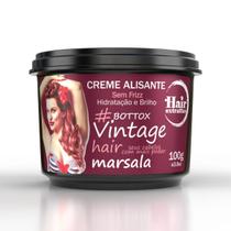 Creme Alisante Bottox Vintage Hair Marsala - 100g Creme Alisante Bottox Vintage Hair Marsala - 100g