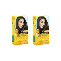 Creme Alisante Hairlife Mel Amendoas 180G - Kit Com 2Un